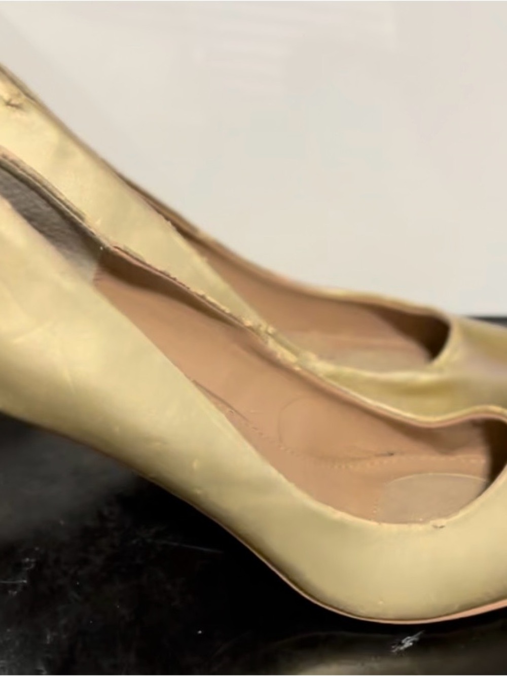 Women's Cream Ballet Flats with Soft Insole
